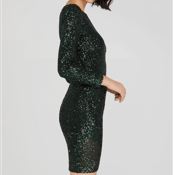 Cut-Out Boat Neck Mini Dress-Size M - Picture 5 of 6